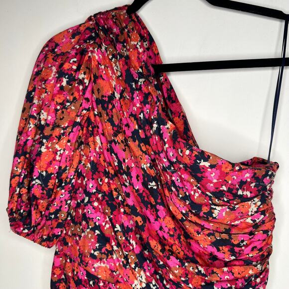 Amanda Uprichard Bexley One Shoulder Top Size M - Picture 4 of 7